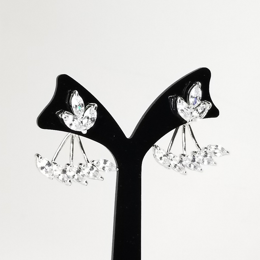 NEW Bling CZ Diamond Earring - Picture 11 of 11